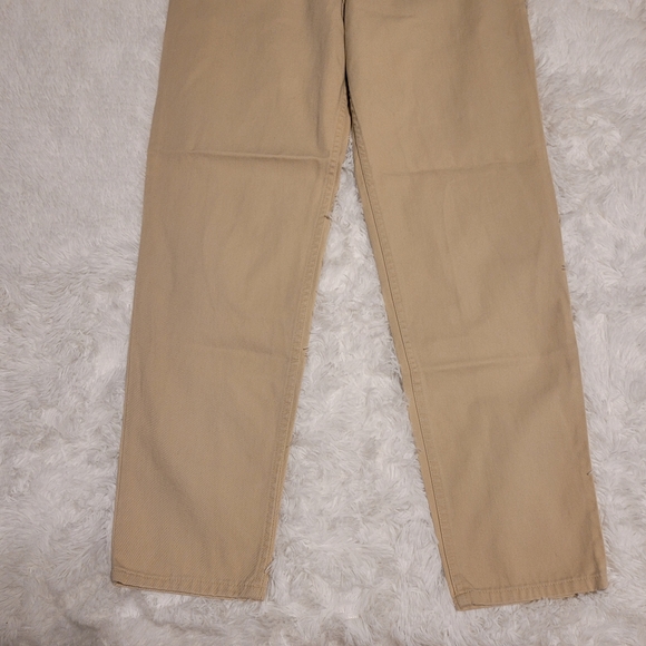 Vintage Talbots Khaki Straight Leg Jeans/Work Pants/Career Pants Size 12 - Picture 5 of 14